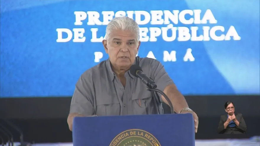 José Raúl Mulino, presidente de la República.