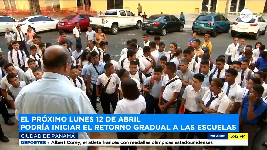 El próximo lunes se podría dar inicio con el retorno gradual a las escuelas