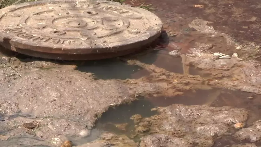 Desborde de aguas servidas en Monterico, 24 de diciembre