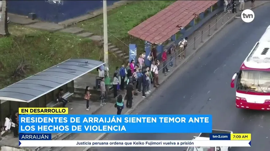 Residentes en Arraiján sienten temor tras hechos de violencia