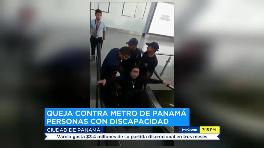 Denuncian falta de ascensor en una estación del Metro de Panamá