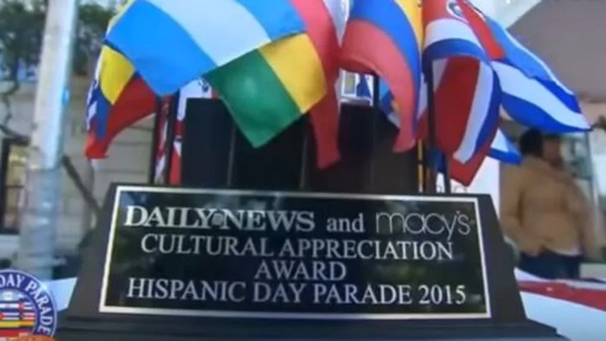 Premio Apreciación Cultural en el Desfile de la Hispanidad