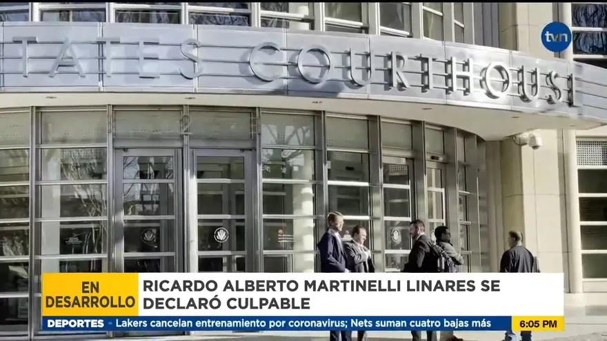 Ricardo Alberto Martinelli Linares se declaró culpable de lavado de dinero