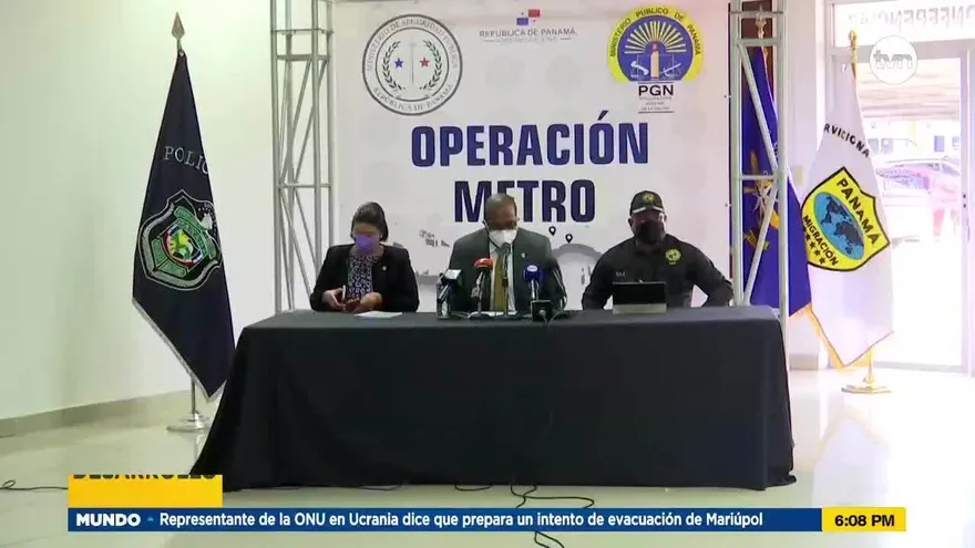 Más de 30 personas resultaron detenidas en la operación Metro