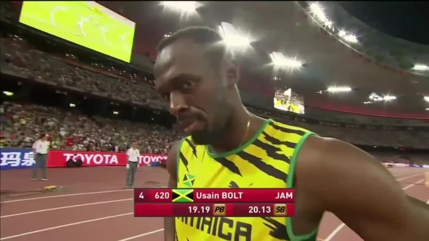 Usain Bolt en el Mundial de Atletismo - 200 metros