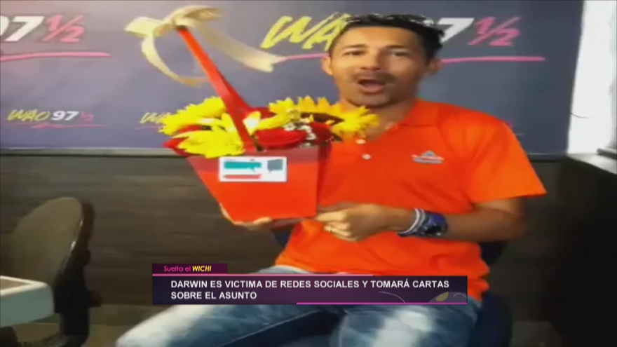 Darwin se molesta porque le crean cuenta falsa