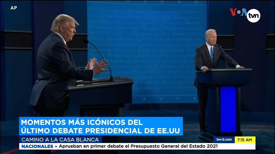 Recuento del debate presidencial en EEUU
