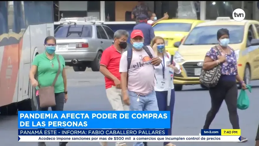 Pandemia afecta poder de compras de las personas