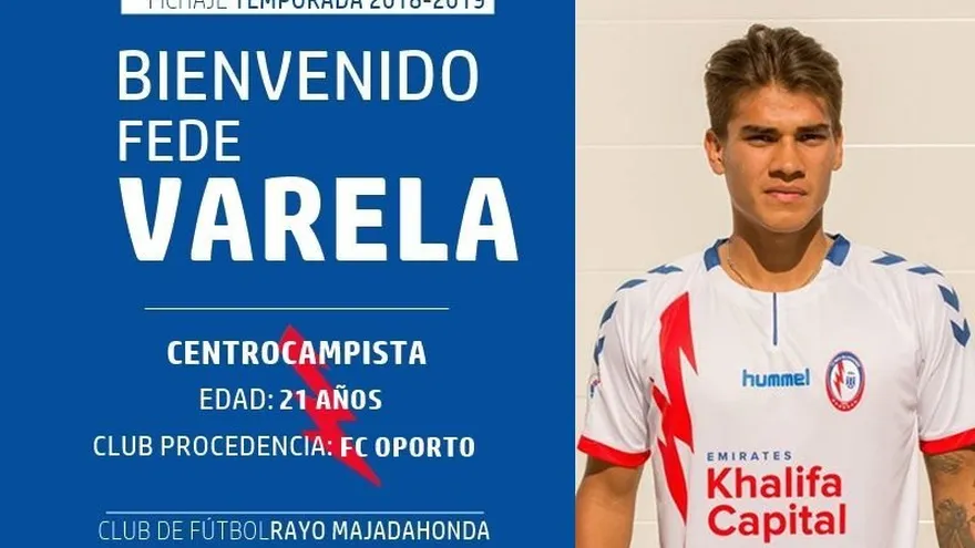 El argentino Fede Varela llega cedido al Rayo Majadahonda | Agencia