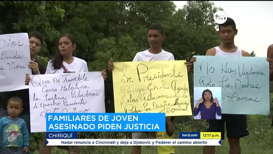 Familiares de hombre asesinado claman justicia en Chiriquí