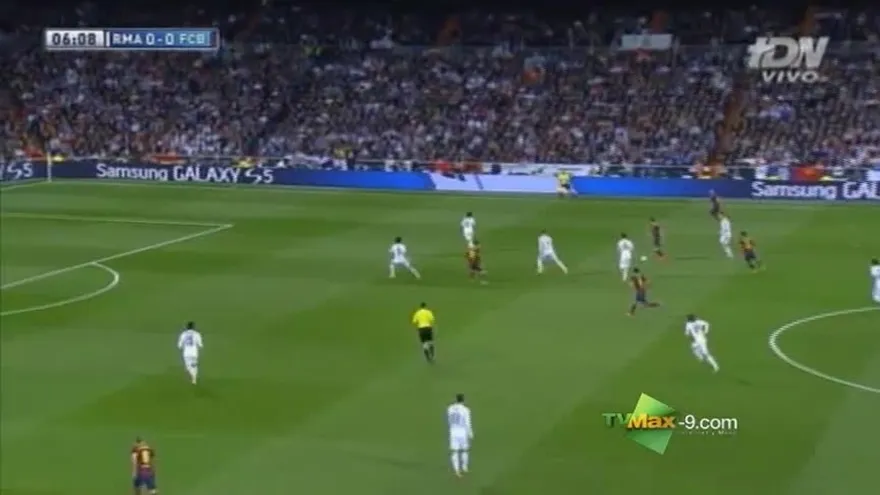Gol de Iniesta, min 6, Real Madrid 0-1 Barcelona