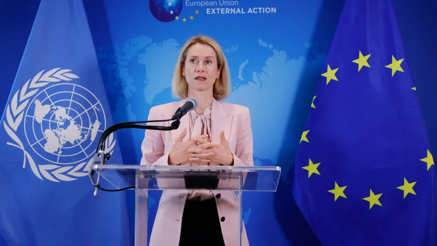 Vicepresidenta de la Comisión Europea Kaja Kallas.