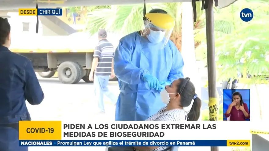 Continúan los hisopados masivos en Chiriquí