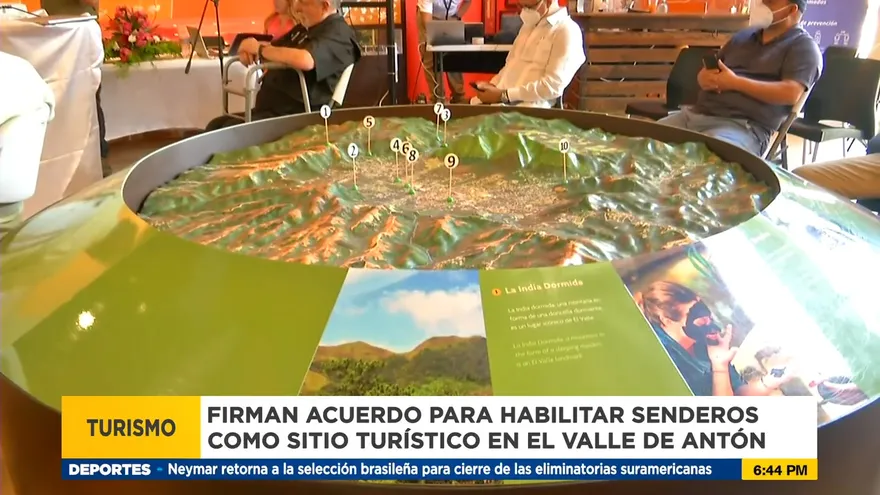 Convenio para habilitar senderos en el Valle de Antón