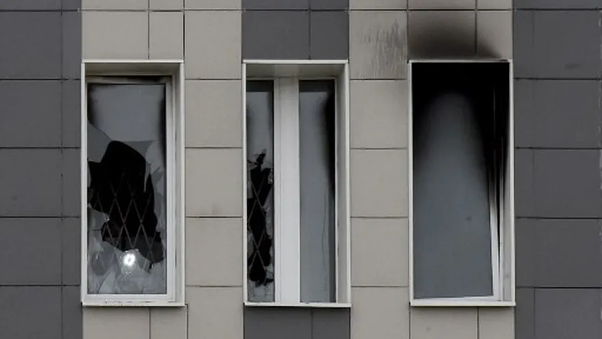 El incendio se declaró en el hospital San Jorge en San Petersburgo