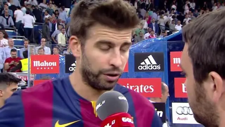 Entrevista a Pique luego del cl