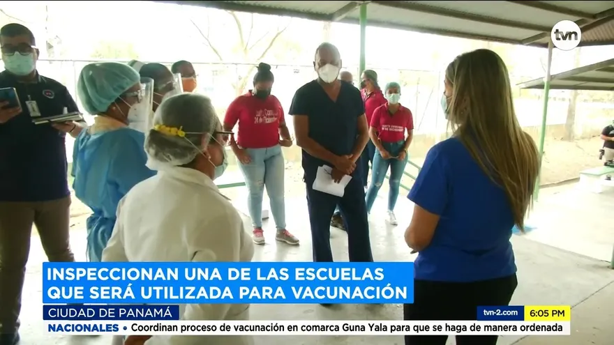Realizan simulacro de vacunación en el circuito 8-10