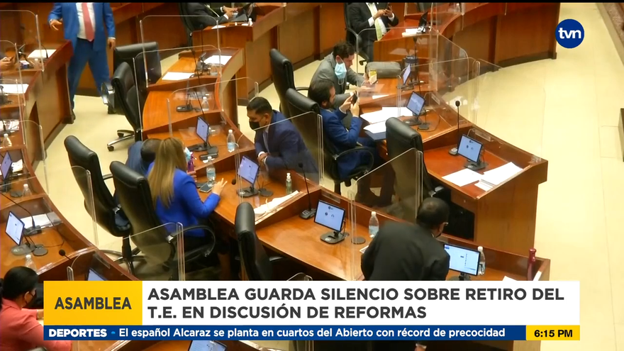Asamblea guarda silencio por salida del Tribunal Electoral de discusión de reformas
