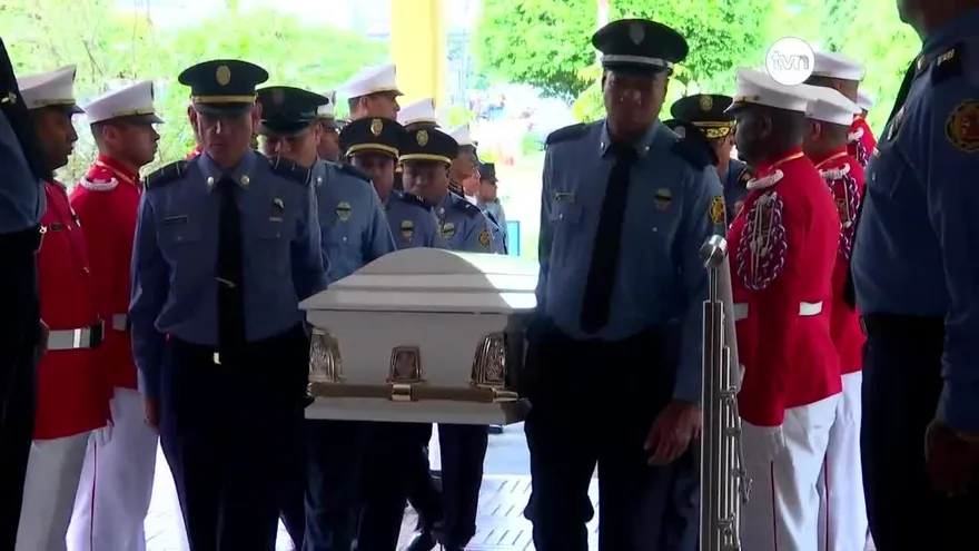 Dan último adiós al sargento Naar, héroe del incendio en El Chorrillo