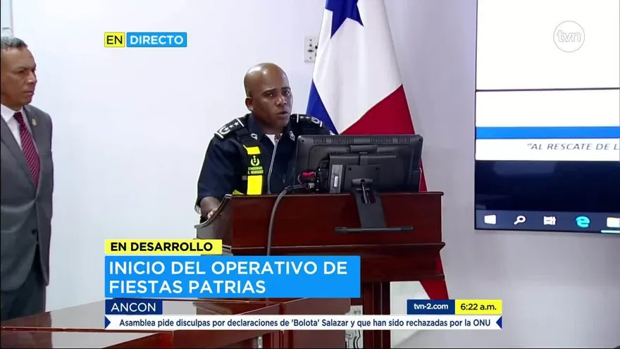 Comienza operativo de seguridad por fiestas patrias