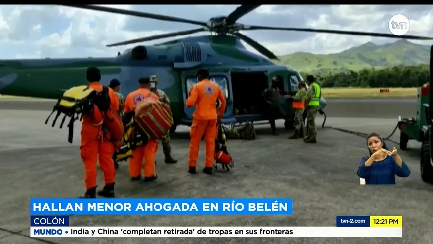 Ubican cuerpo sin vida de menor desaparecida en río Belén