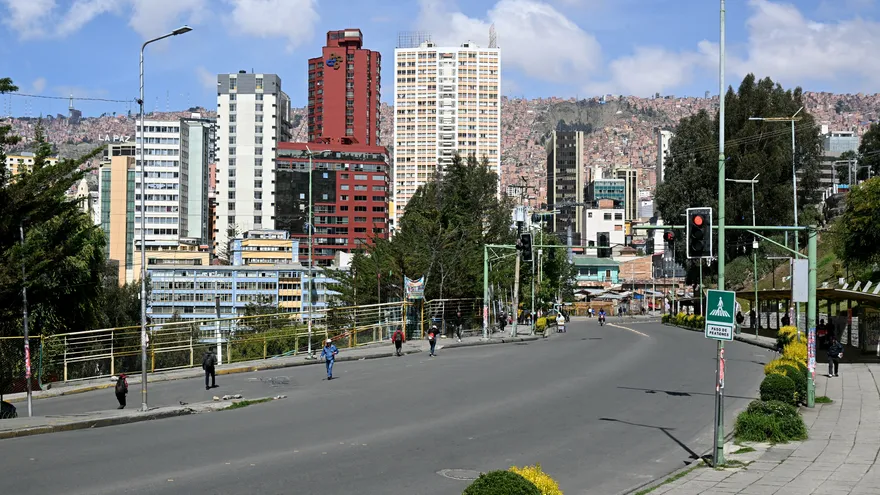 Huelga de transportistas en Bolivia