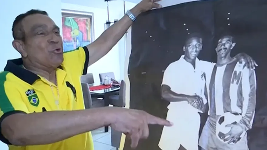 Luis Ernesto "Cascarita" Tapia recuerda a Pelé, su amigo