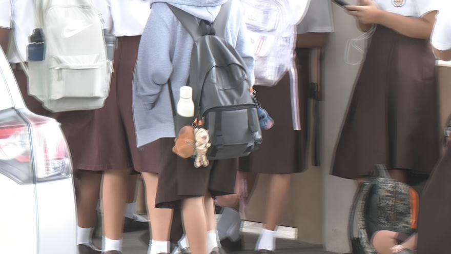 Estudiantes del Instituto José Dolores Moscote en Panamá.