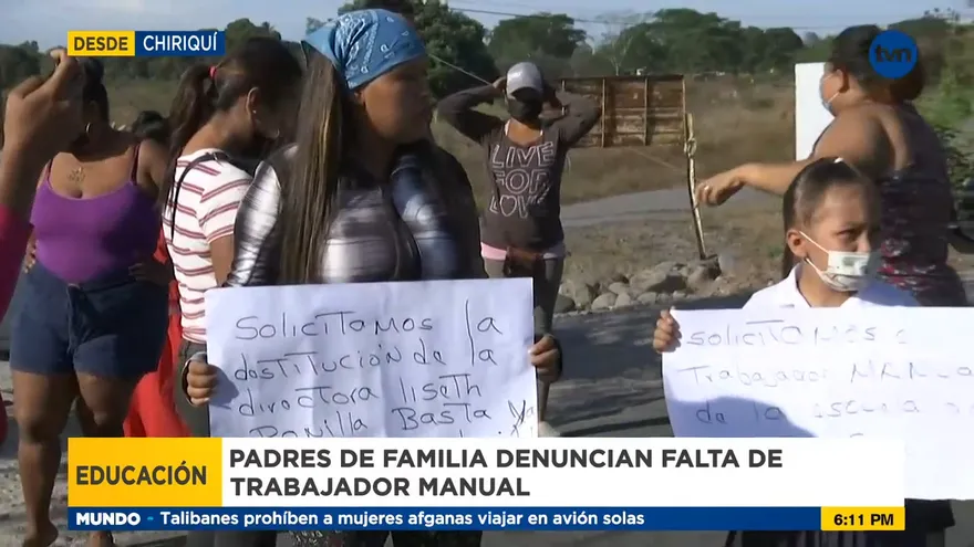 Padres de familia denuncian falta de trabajadores manuales en escuelas de Chiriquí