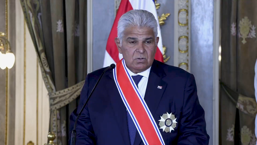 El presidente de la república, José Raúl Mulino.