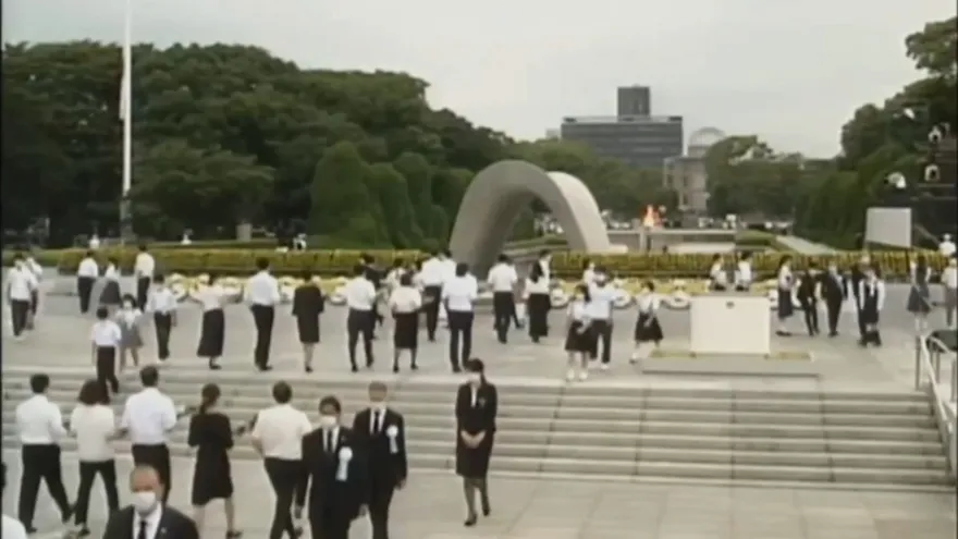 Japón conmemora los 75 años de la primera bomba atómica en Hiroshima