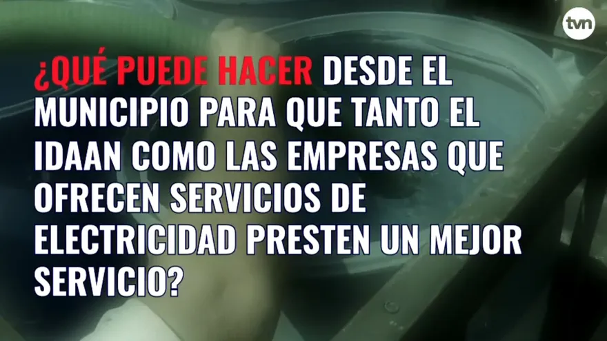 ¿Qué puede hacer desde el Municipio para que tanto el Idaan como las empresas que ofrecen servicios de electricidad presten un mejor servicio? Id.