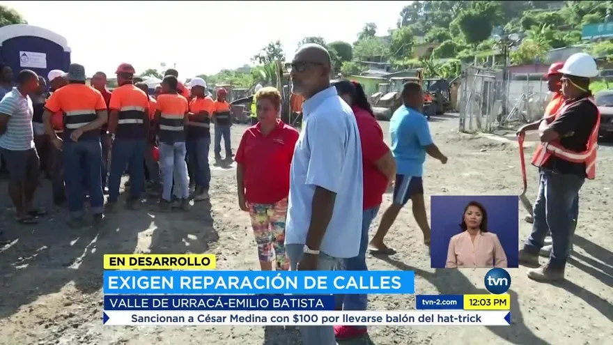 Protesta en El Valle de Urracá para pedir reparación de calles