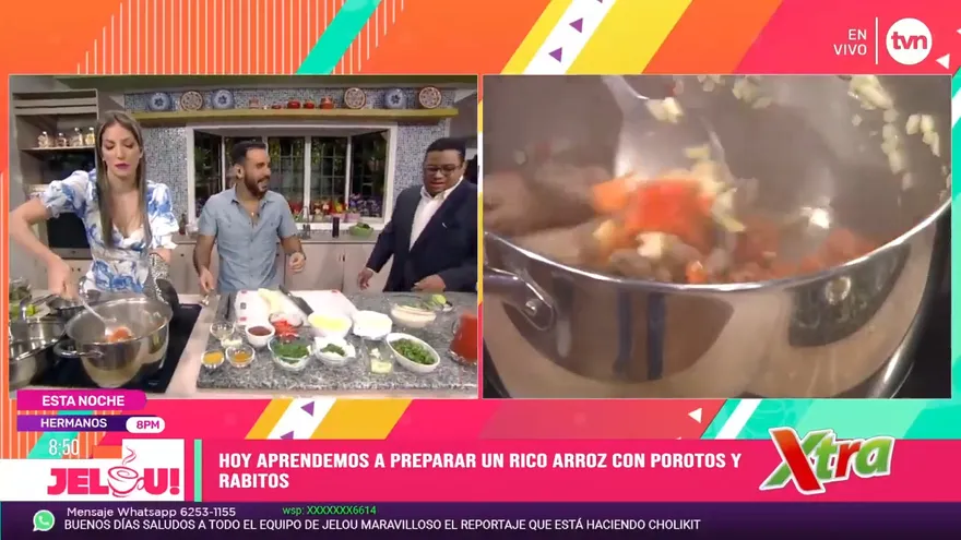 Receta: Arroz con poroto y rabito