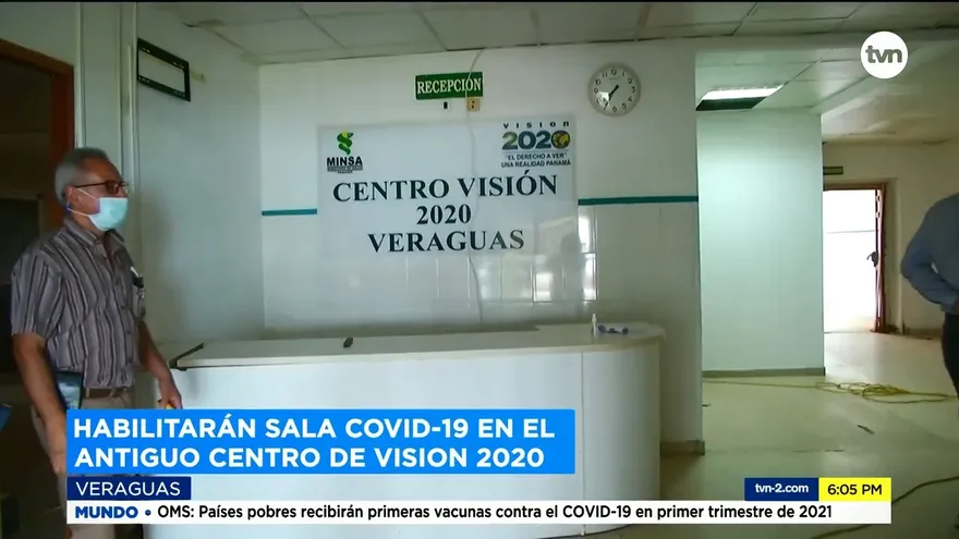 Habilitan sala para pacientes COVID-19 en antiguo hospital de Veraguas