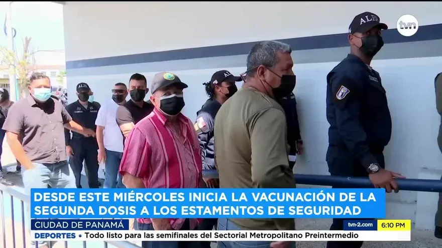 Más de 44 mil funcionarios de la Fuerza de Tarea Conjunta recibirán la segunda dosis