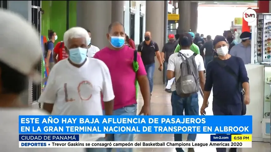 Pocas personas viajan al interior del país desde la Terminal de Albrook