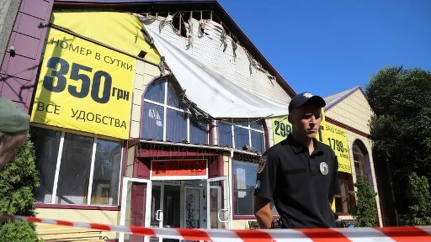 Nueve muertos en un incendio en un hotel de Ucrania