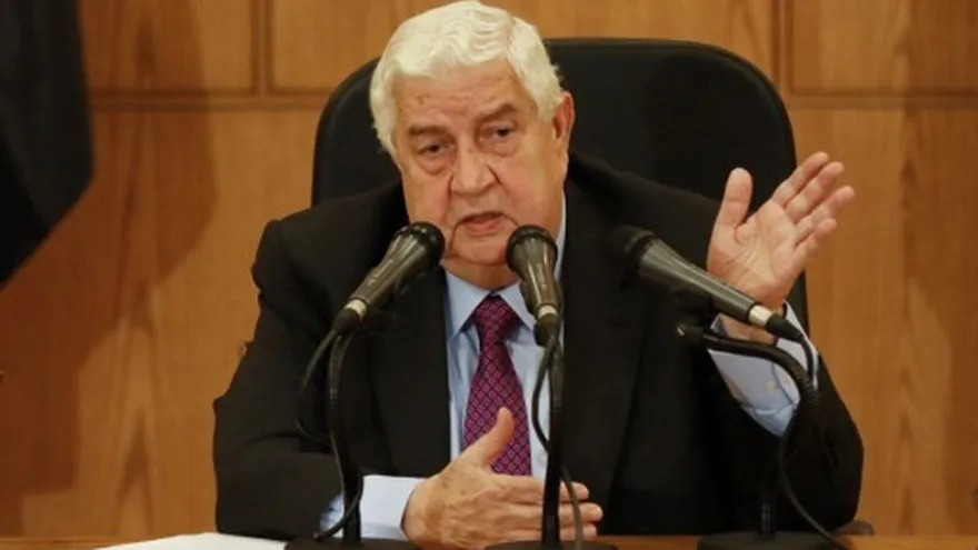 Walid Muallem, ministro de Relaciones Exteriores sirio