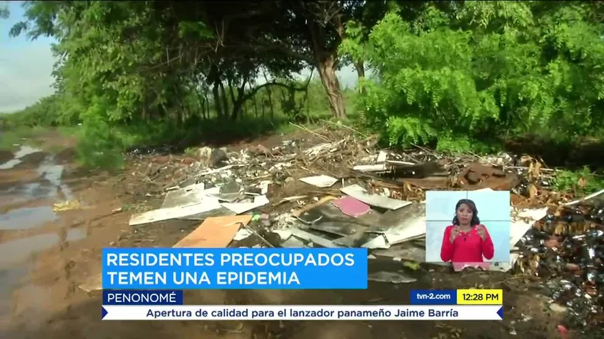 Residentes de Las Lomas de Penonomé preocupados por basura en antiguo vertedero