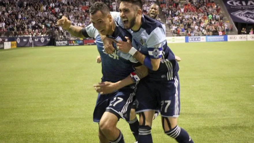Blas Pérez se estrenó como goleador con el Whitecaps en la MLS. Foto/Cortesía.