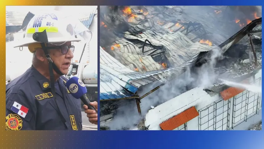 El director del Cuerpo de Bomberos de Panamá, Abdiel Solís.