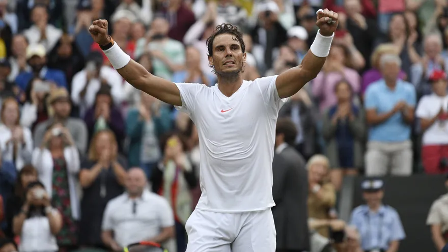Nadal vence a Del Potro y disputará semifinal de Wimbledon con Djokovic