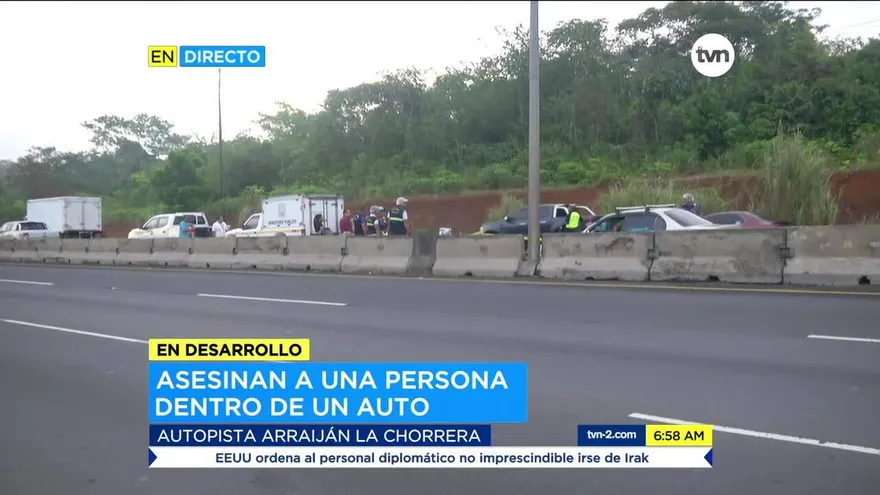 Confuso incidente deja un muerto en la autopista Arraiján-La Chorrera