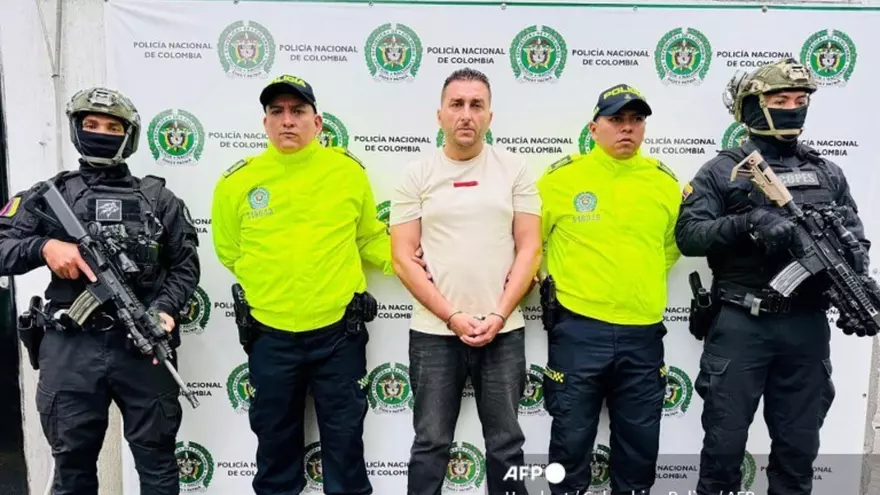 Federico Starnone, alias 'Fedi', fue detenido en Cali (suroeste) en Colombia.