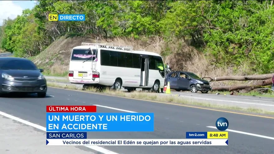 Accidente de tránsito en San Carlos deja un muerto y heridos
