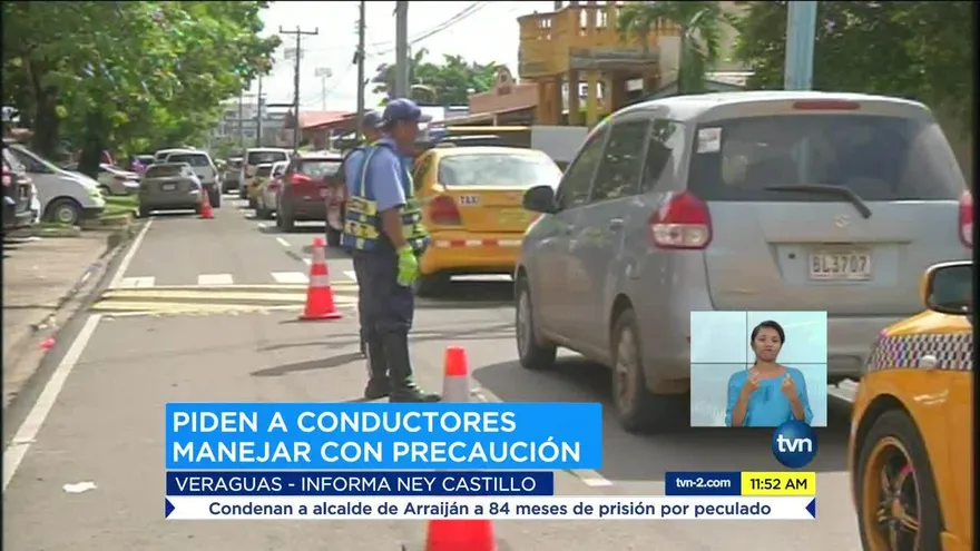 Lluvia ocasiona 5 accidentes de tránsito en Veraguas