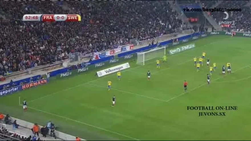 Amistoso / Francia 1-0 Suecia