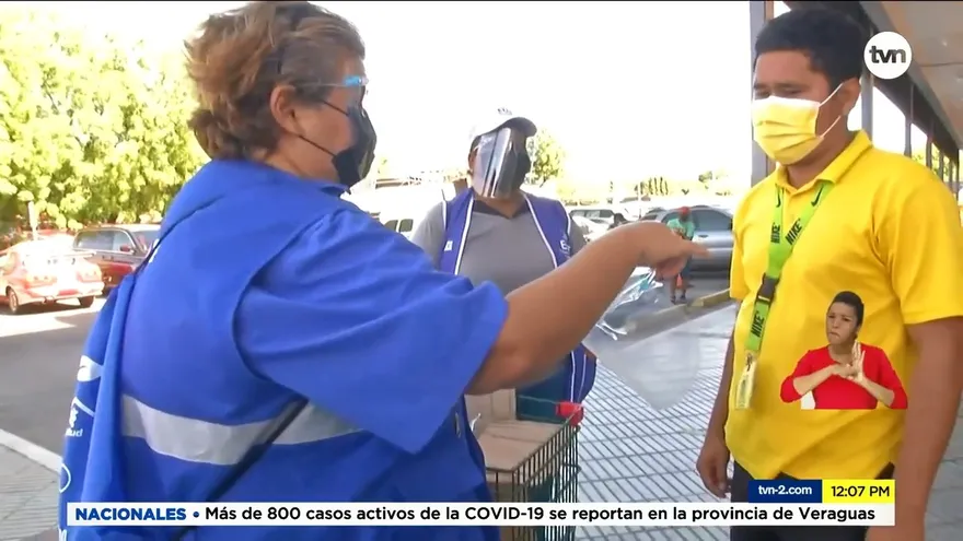 Entregan pantallas faciales en la provincia de Herrera