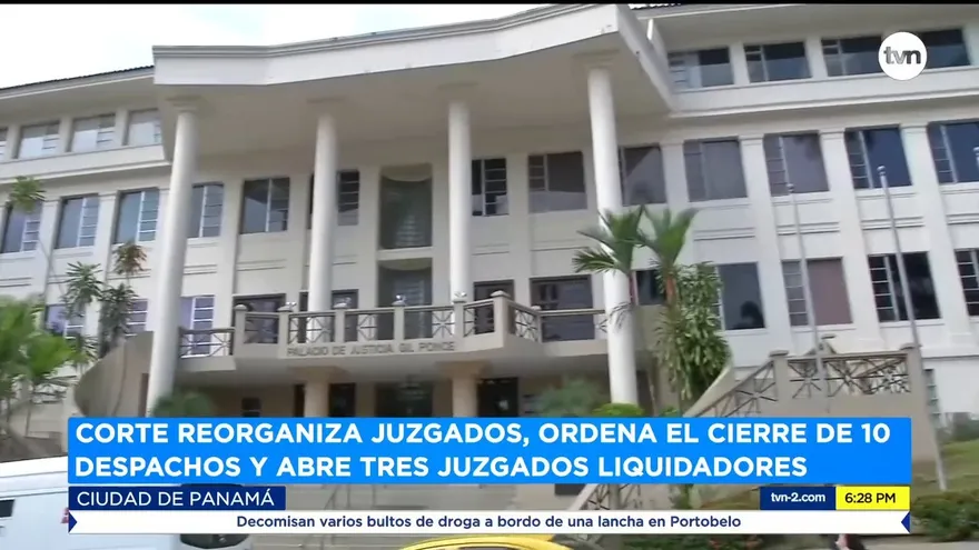 Corte reorganiza juzgados, ordena el cierre de 10 despachos